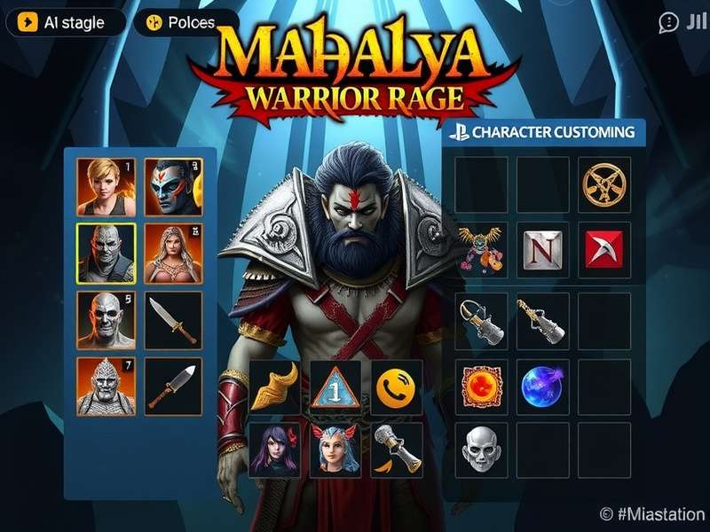 Mahalaya Warrior Rage Character Customization