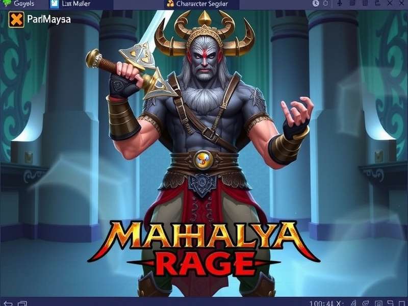 Mahalaya Warrior Rage Game Cover